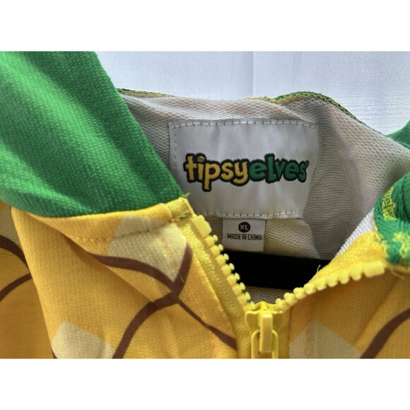 NWT~Tipsy Elves Men's XL Pineapple One Piece Unisex Costume Halloween - Picture 2 of 9